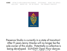 Tablet Screenshot of presence-studio.com